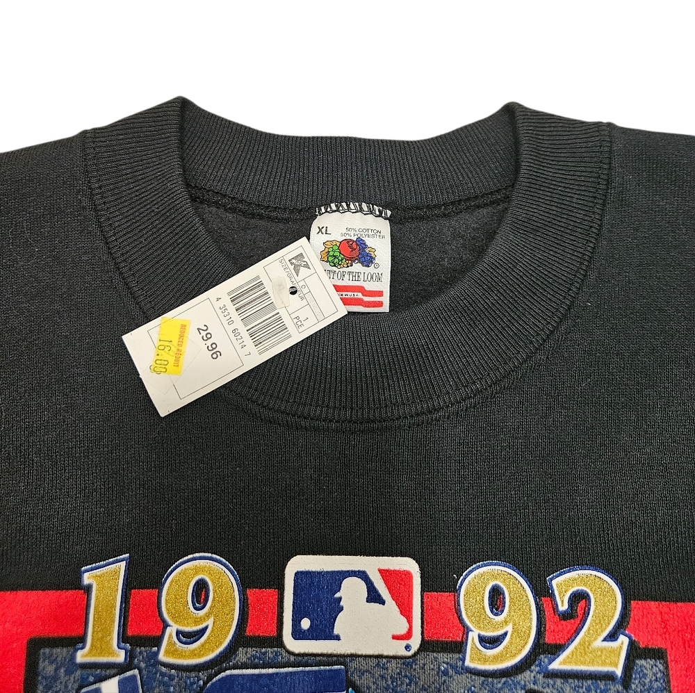 Vintage 1992 Toronto Blue Jays World Series Sweatshirt NWT – XL – Made in USA - Picture 3 of 5
